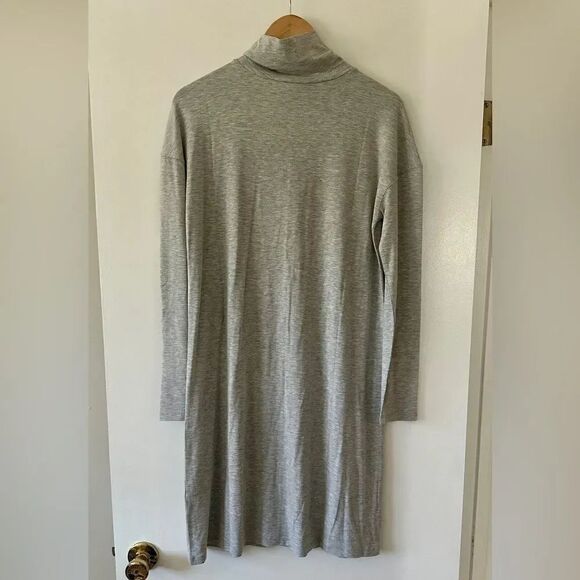 Daily Ritual Dresses & Skirts - Daily Ritual grey turtleneck dress, Size Large, like new!